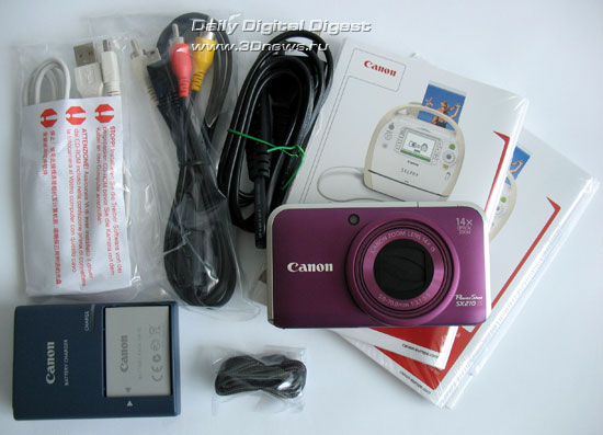 Новинка от Canon: фотокамера для отпуска Canon PowerShot SX210 IS!